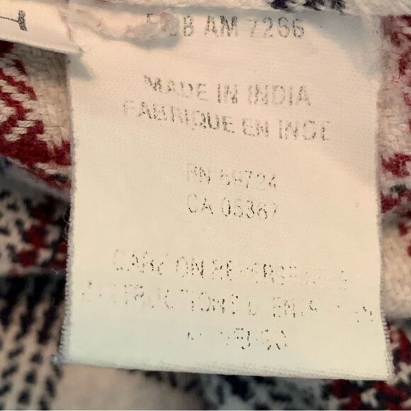 COLUMBIA SHIRT MENS MEDIUM RED WHITE BLUE  CHECK 100% COTTON FLANNEL BUTTON DOWN - Picture 8 of 10